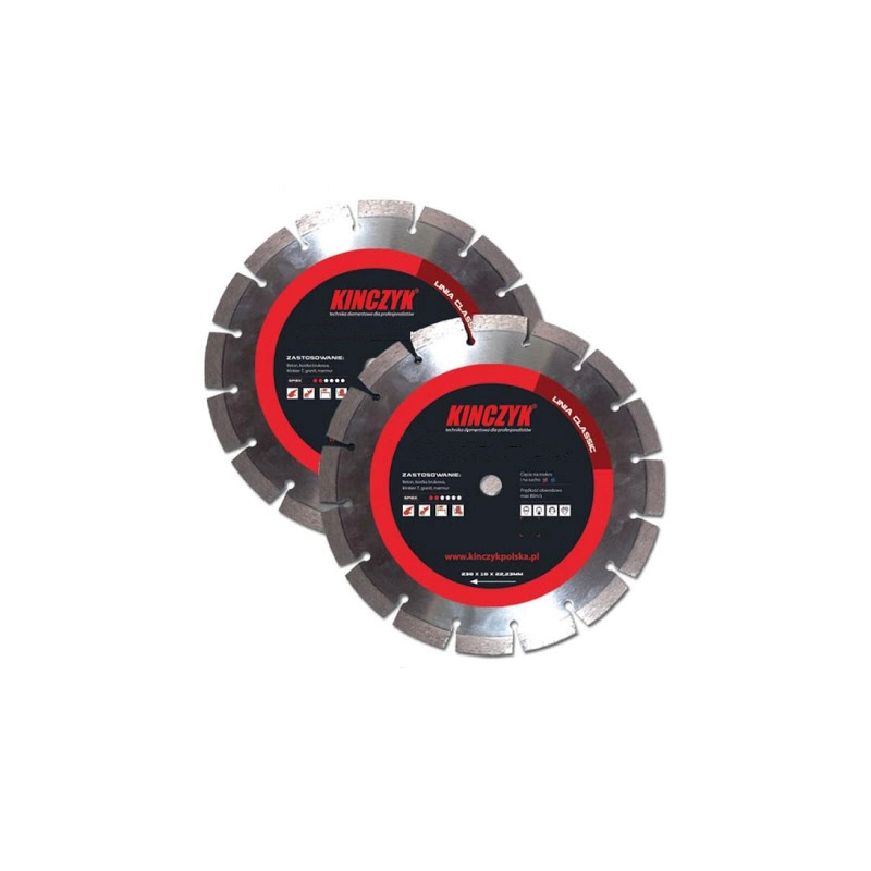 TARCZA BETON T. CLASSIC-C 230X15X22.23 KINCZYK